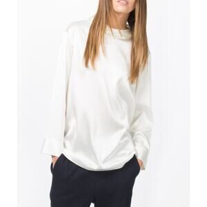 Sibel Saral Silk Luxor Turtleneck Top